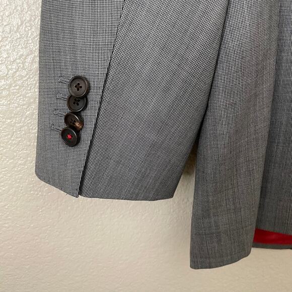 Suitsupply Blazer Men US 40 Gray Sienna Wool Reda Super 130s Sport Coat Jacket - Picture 7 of 14